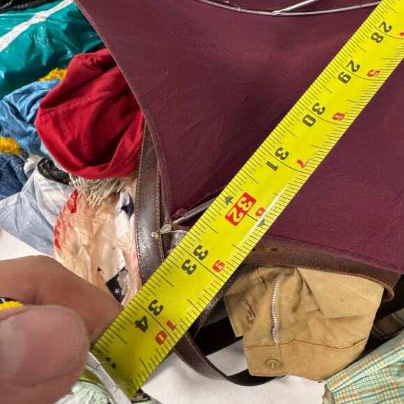 Vintage 1960's? Burgundy Umbrella W/ Lucite? Handle  Made In USA Acetate - 33” - Picture 3 of 6